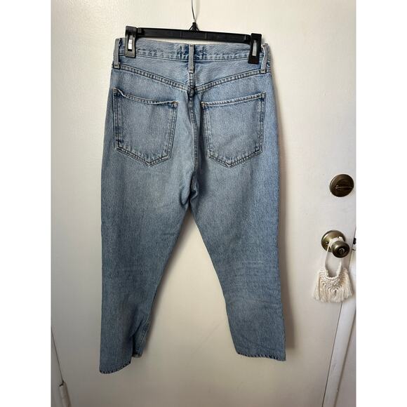 AGOLDE Riley High-Rise Straight Cropped Jeans - Picture 10 of 11